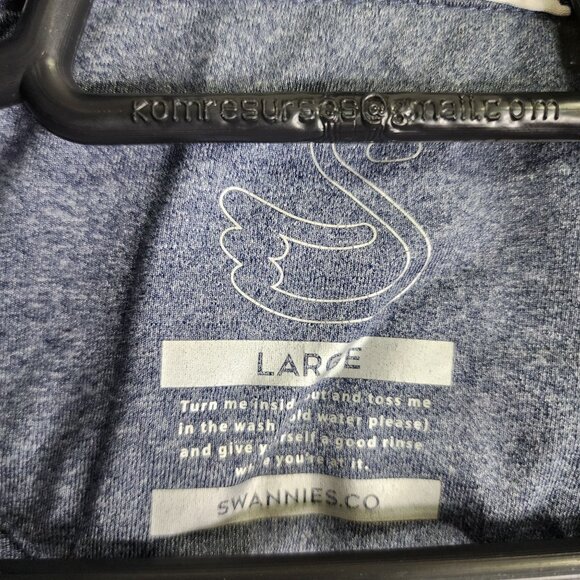 Blue Performance Polo Shirt with Moisture-Wicking Fabric - Picture 5 of 10